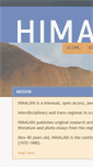 Mobile Screenshot of himalayajournal.org